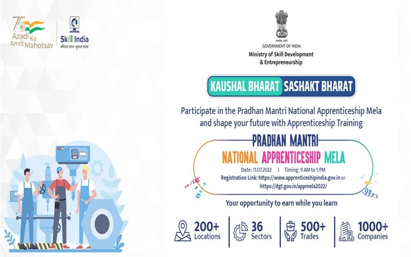 सरकार. युवा रोजगार के लिए (National Apprenticeship Certificate) पाठ्यक्रम की पेशकश