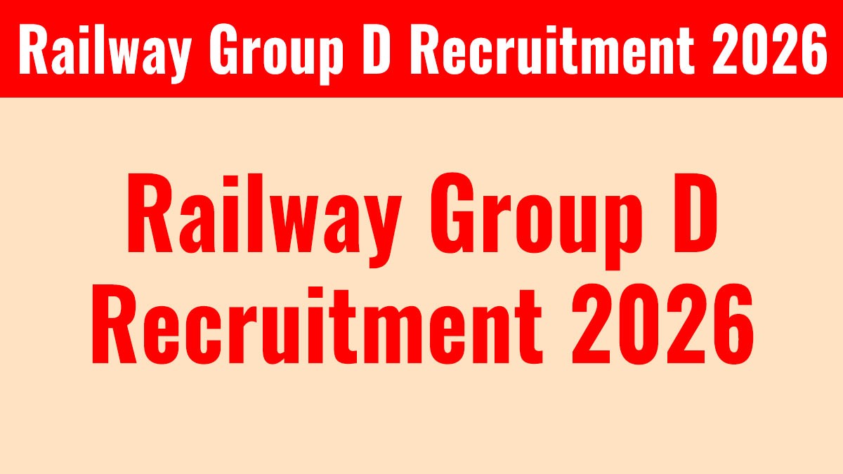 Railway Group D Recruitment 2026: 10वीं पास के लिए 22000 पदों पर भर्ती